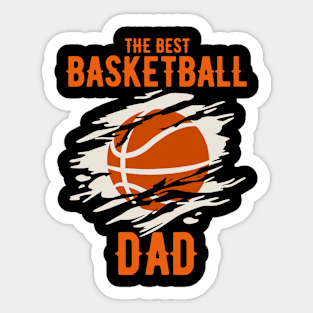 The Best Basketball Dad Sticker